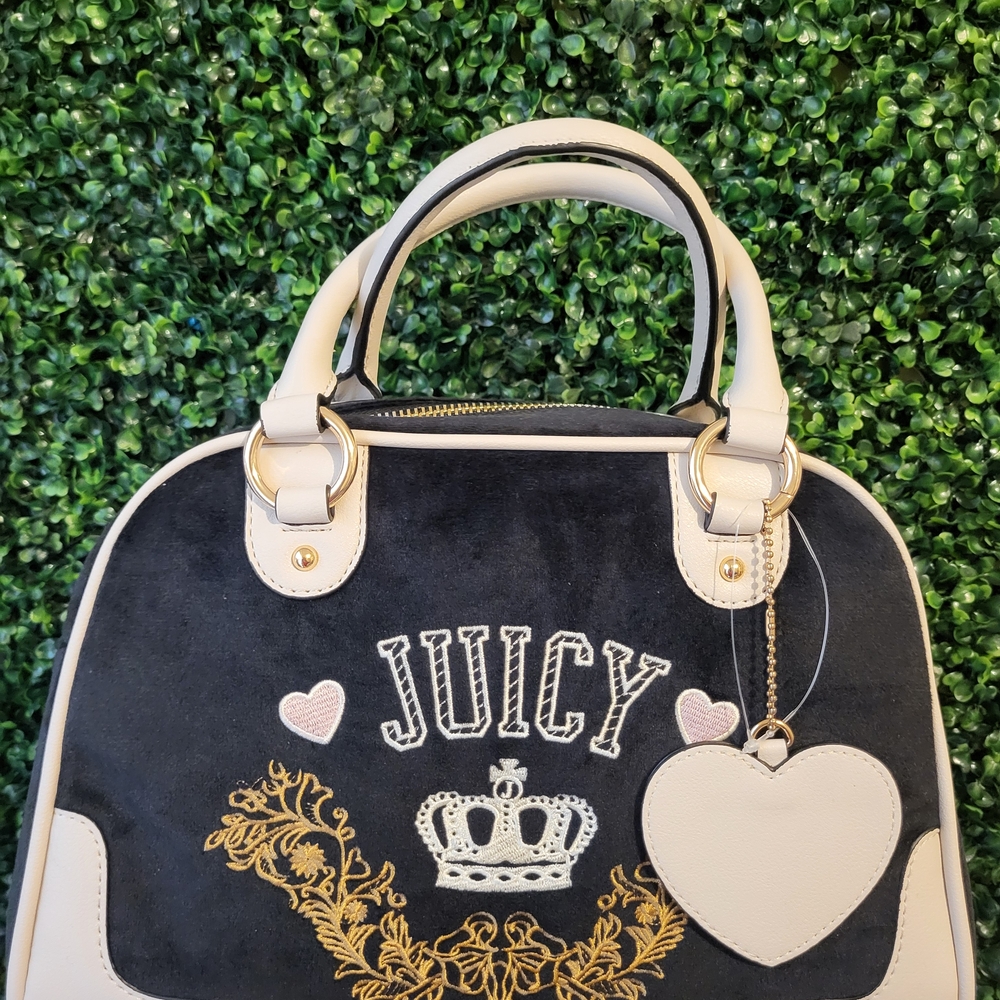 Juicy Couture Black, Gold, and Beige (Retro Bag) **NEW**